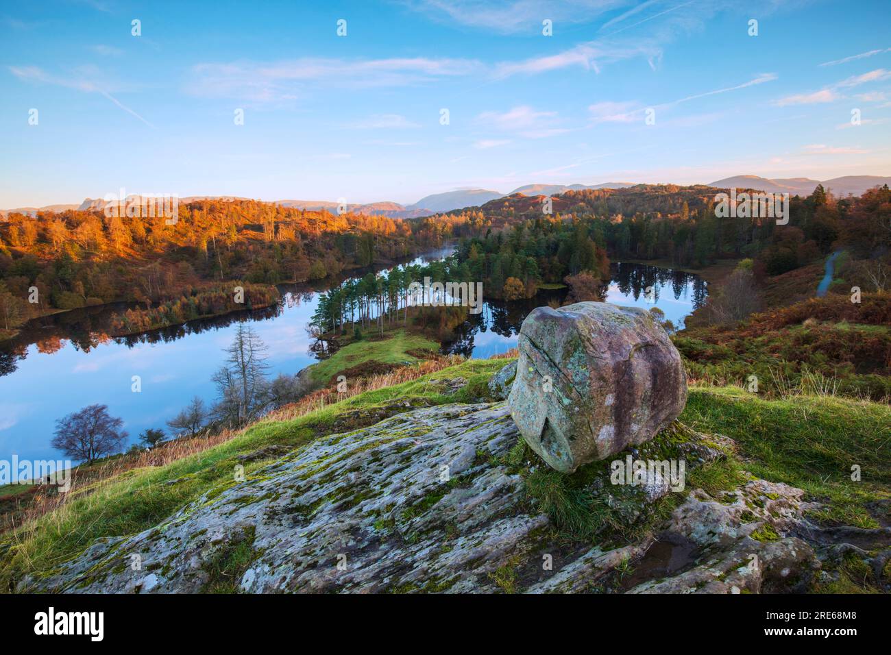 Autunno a Tarn Hows Foto Stock