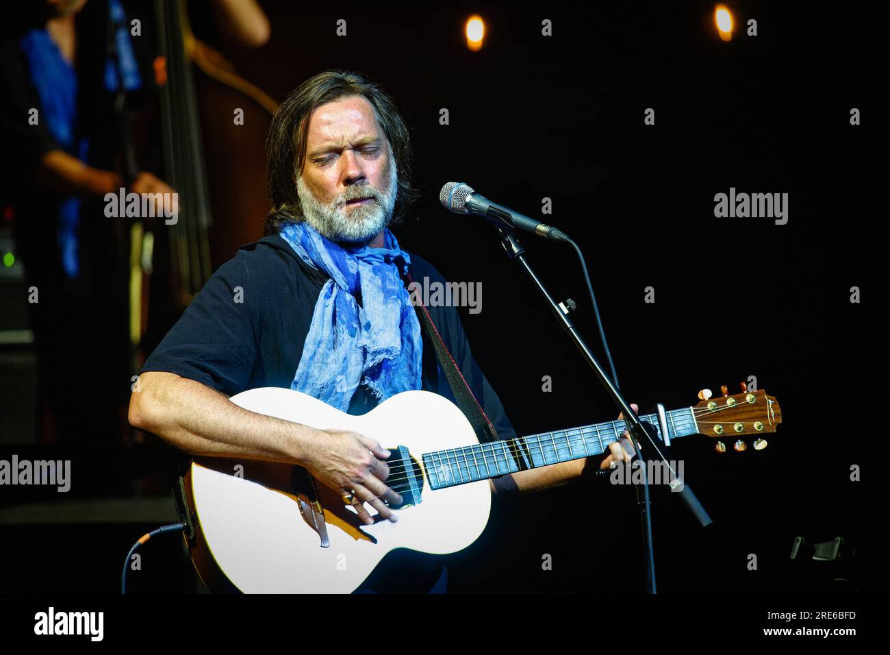 Teatro reale, Madrid, Spagna. 25 luglio 2023. Universal Music Festival 2023, performance dal vivo di Rufus Wainwright. Credito: EnriquePSans / Alamy Live News Foto Stock