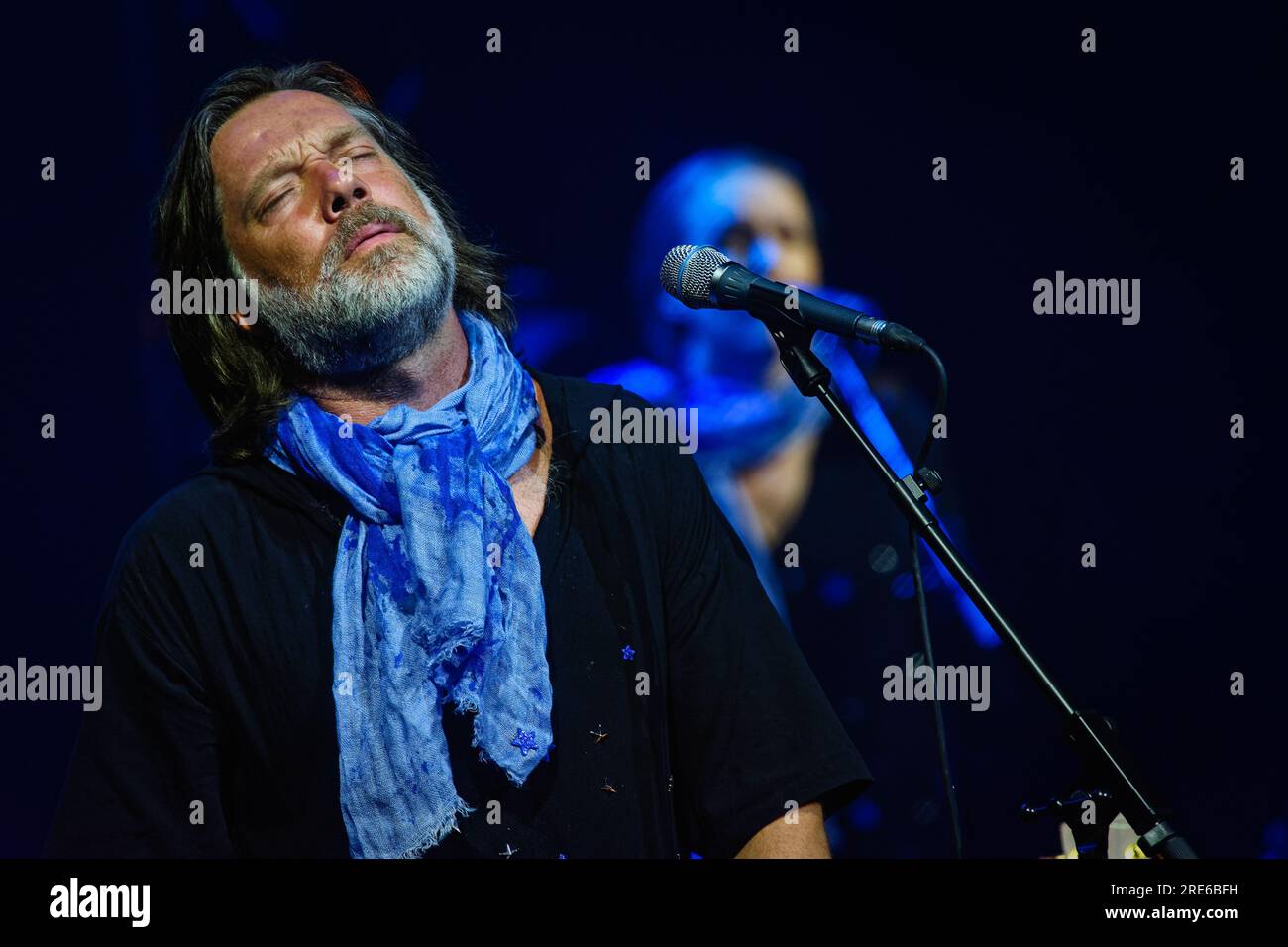 Teatro reale, Madrid, Spagna. 25 luglio 2023. Universal Music Festival 2023, performance dal vivo di Rufus Wainwright. Credito: EnriquePSans / Alamy Live News Foto Stock