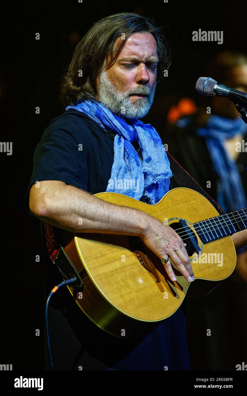 Teatro reale, Madrid, Spagna. 25 luglio 2023. Universal Music Festival 2023, performance dal vivo di Rufus Wainwright. Credito: EnriquePSans / Alamy Live News Foto Stock