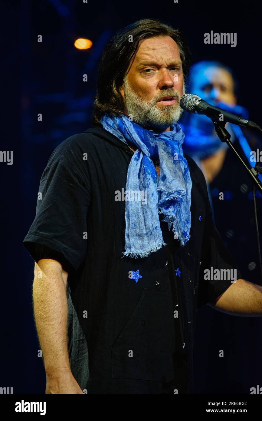 Teatro reale, Madrid, Spagna. 25 luglio 2023. Universal Music Festival 2023, performance dal vivo di Rufus Wainwright. Credito: EnriquePSans / Alamy Live News Foto Stock