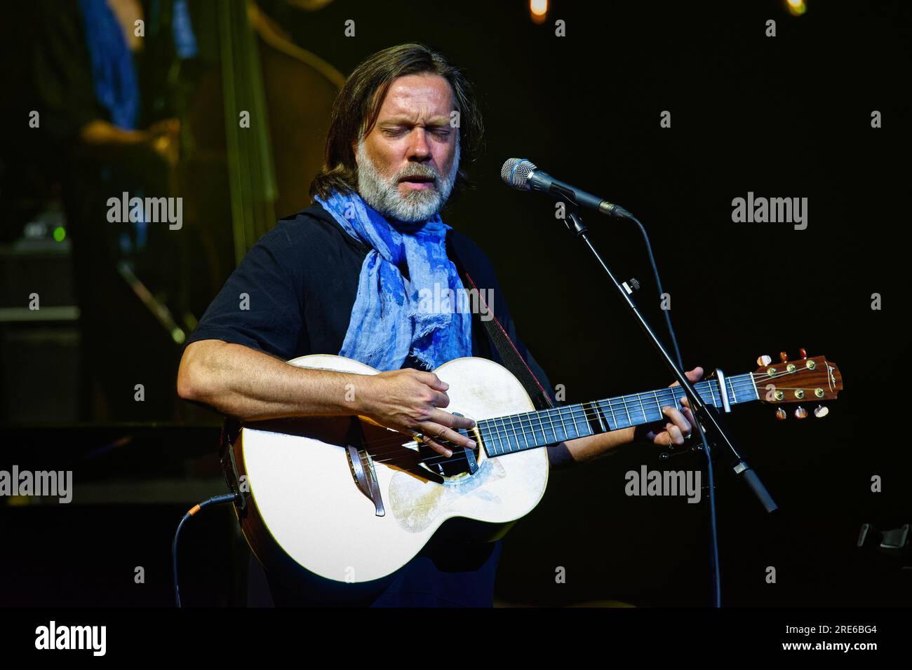 Teatro reale, Madrid, Spagna. 25 luglio 2023. Universal Music Festival 2023, performance dal vivo di Rufus Wainwright. Credito: EnriquePSans / Alamy Live News Foto Stock