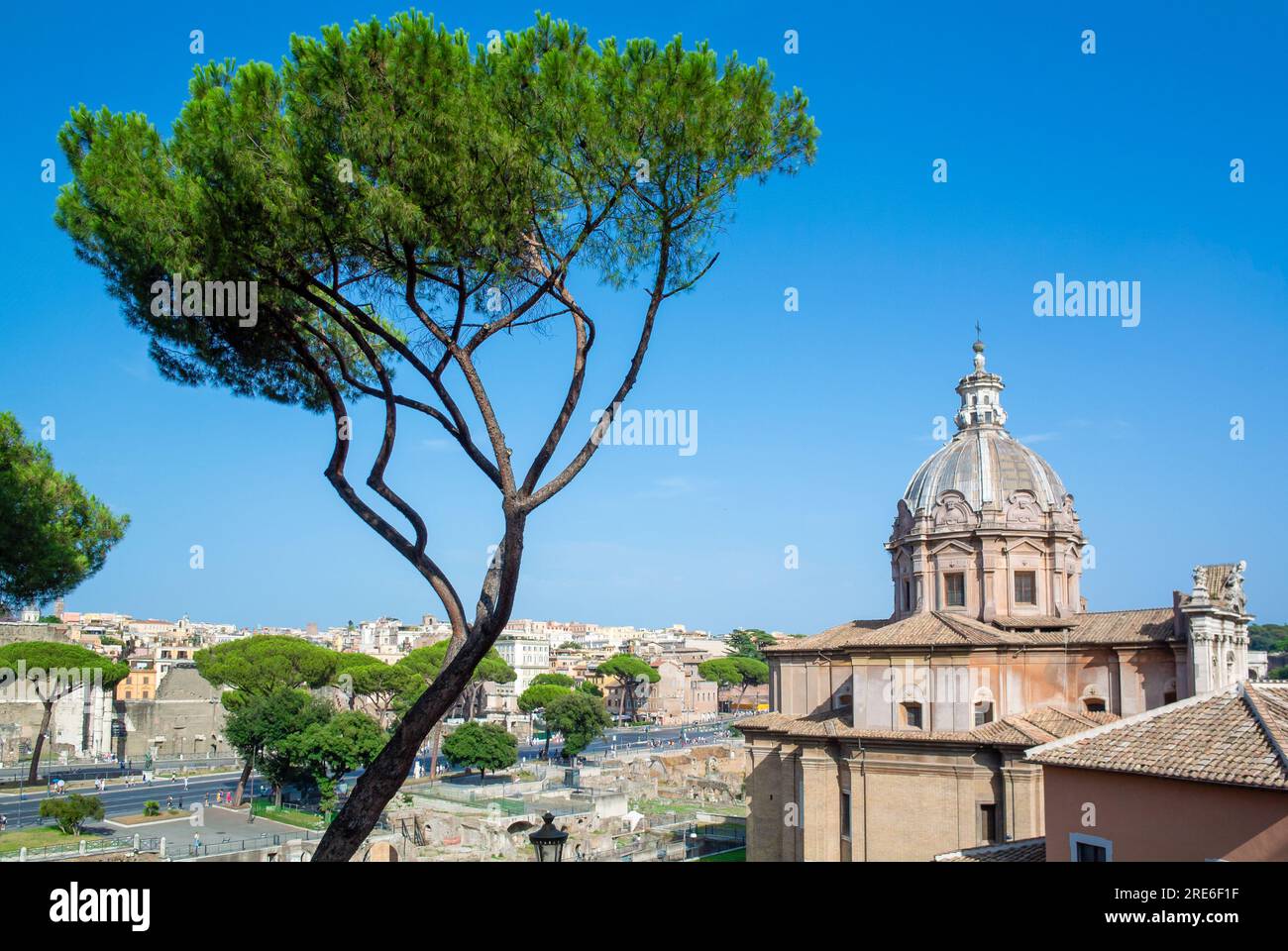 Roma, Lazio, Italia, Chiesa di San Giuseppe dei Carpentieri, San Giuseppe dei Falegnami, San Giuseppe a campo Vaccino, S.. Joseph al Cowfield. Foto Stock