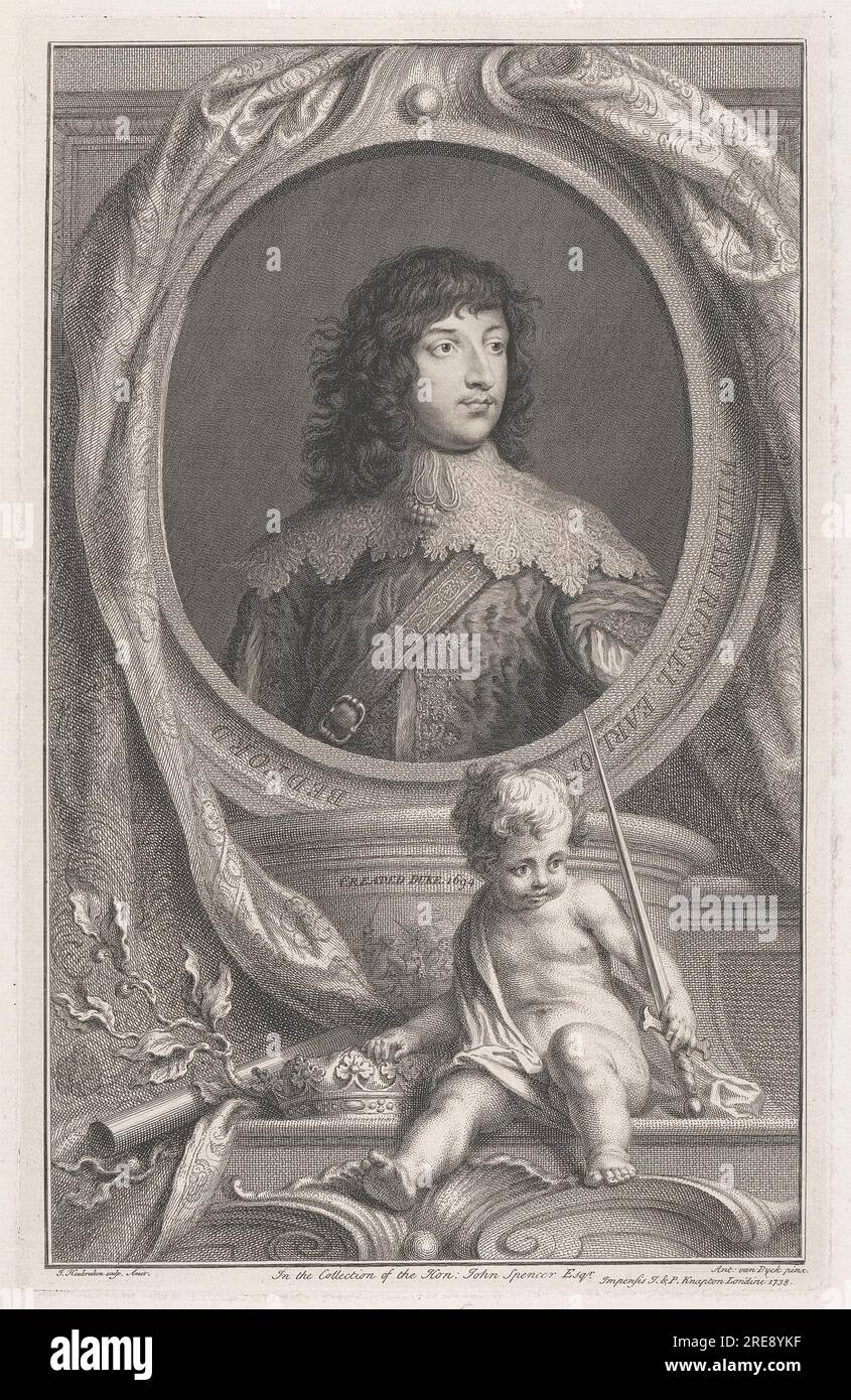 William Russell, conte di Bedford 1738 di Jacobus Houbraken Foto Stock