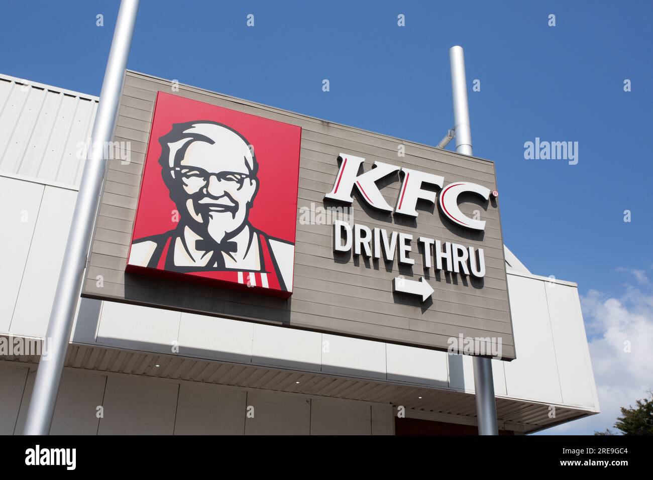 Drive Thru KFC Foto Stock