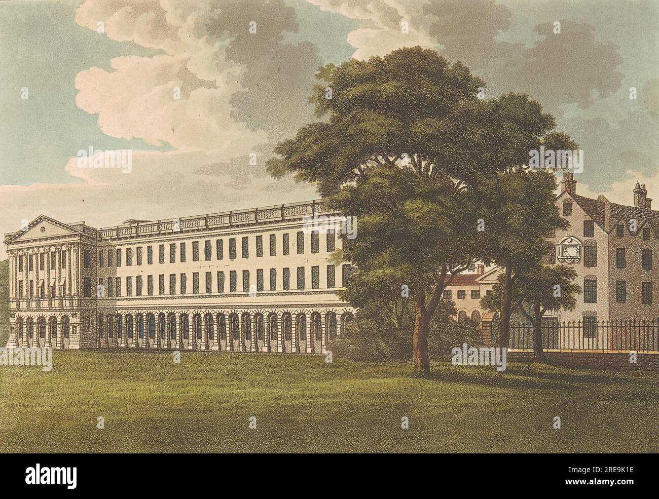 Edifici in pietra, Lincoln's Inn 1800 di Samuel Ireland Foto Stock