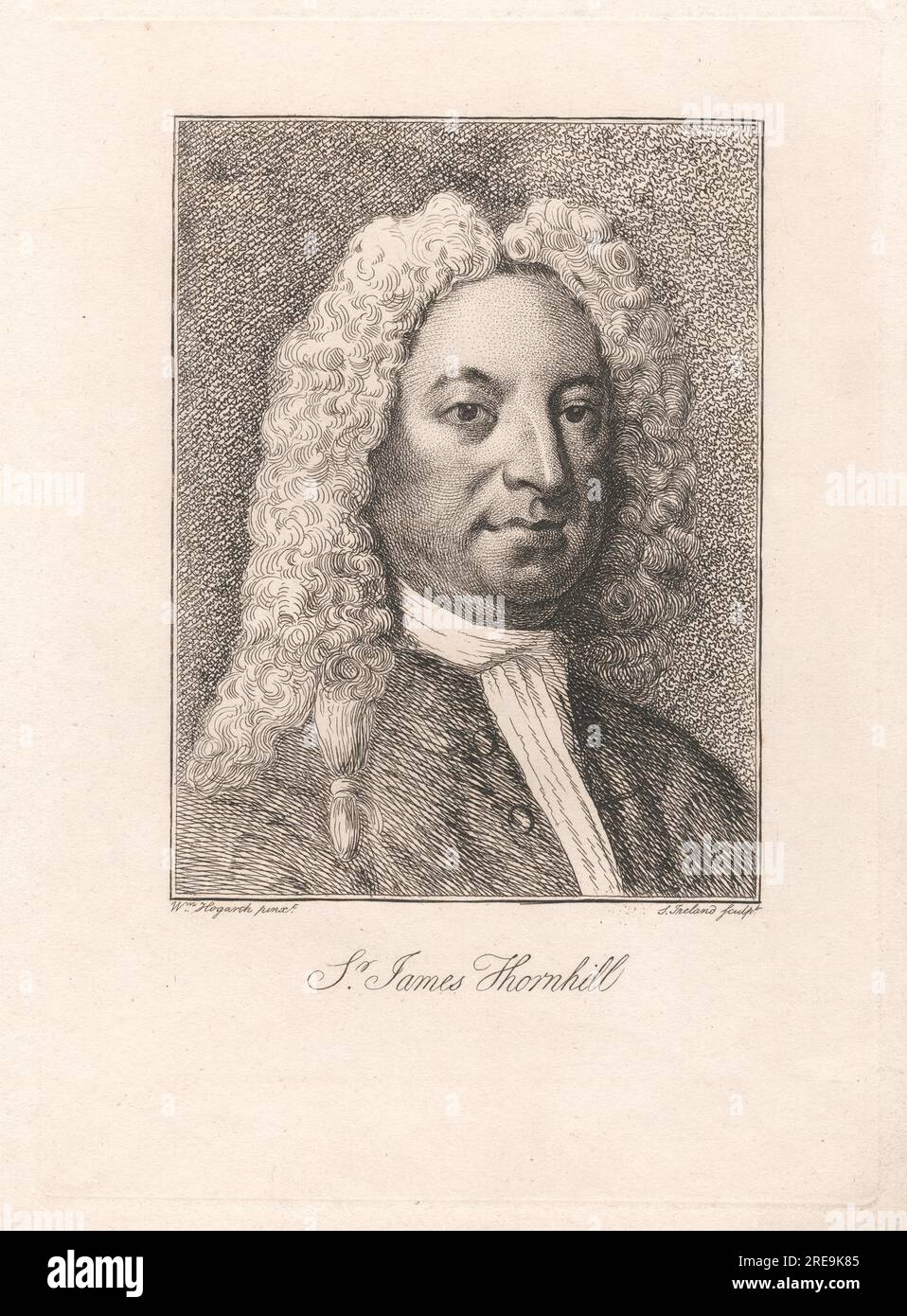 Sir James Thornhill di Samuel Ireland Foto Stock