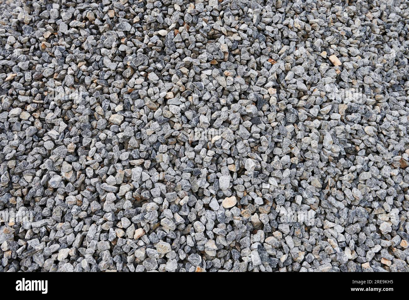 immagine della ghiaia per l'industria edile Foto Stock