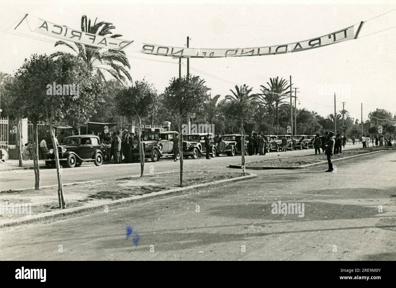 Africa - occupazione Italiana della Libia - II° raduno del nord Africa - Tripoli 1931 Foto Stock