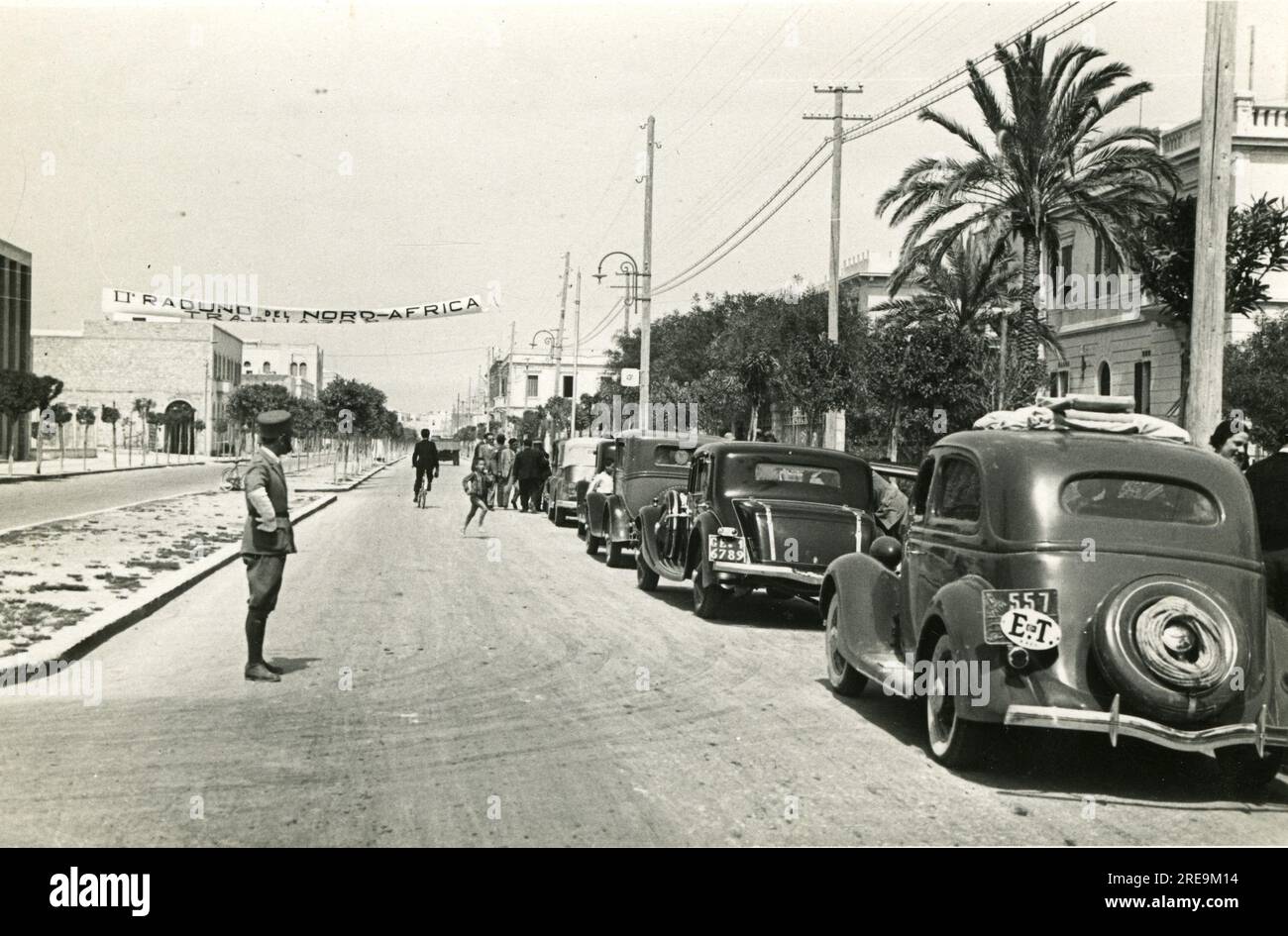 Africa - occupazione Italiana della Libia - II° raduno del nord Africa - Tripoli 1931 Foto Stock