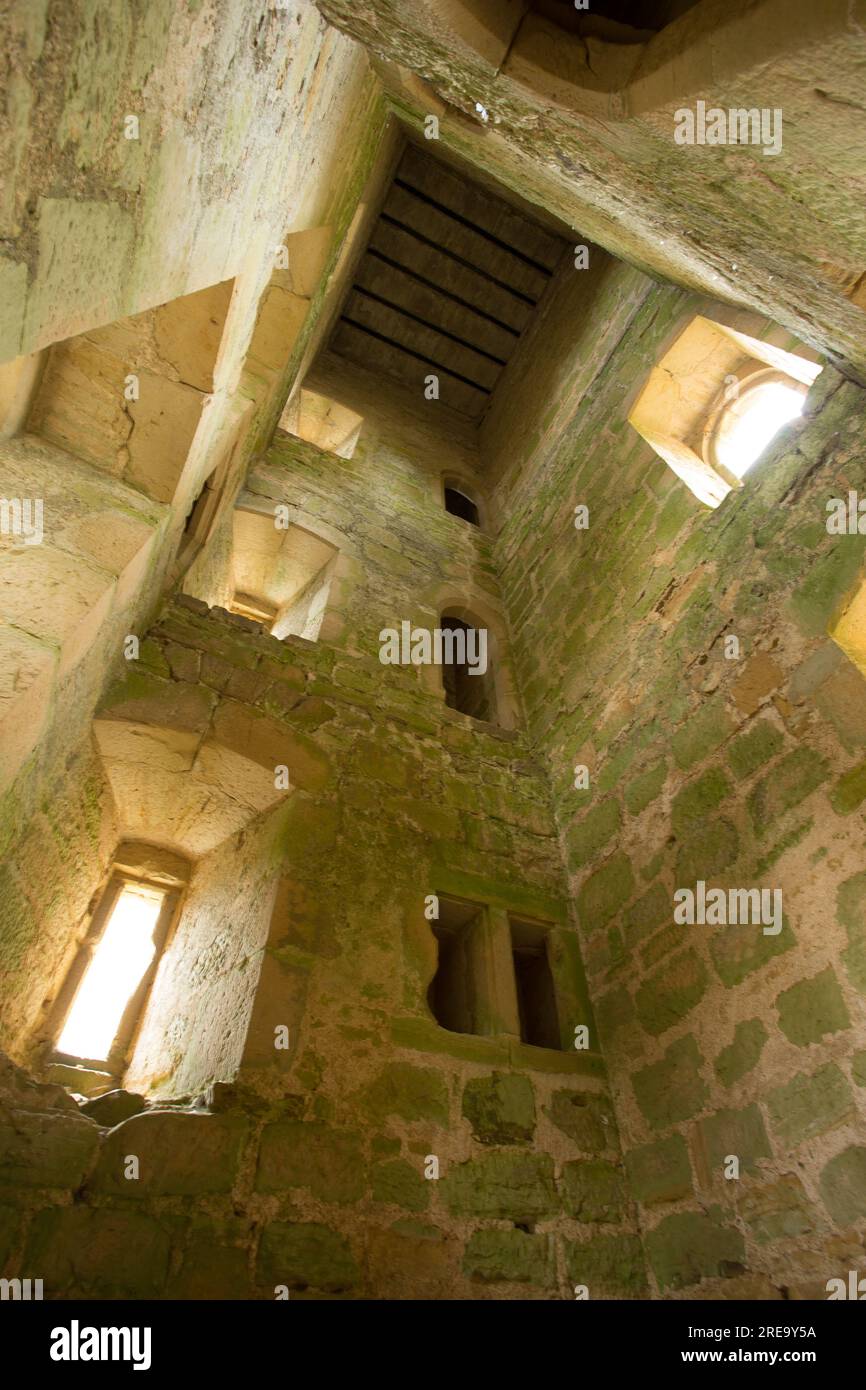Il Castello di Bodiam East Sussex England Foto Stock