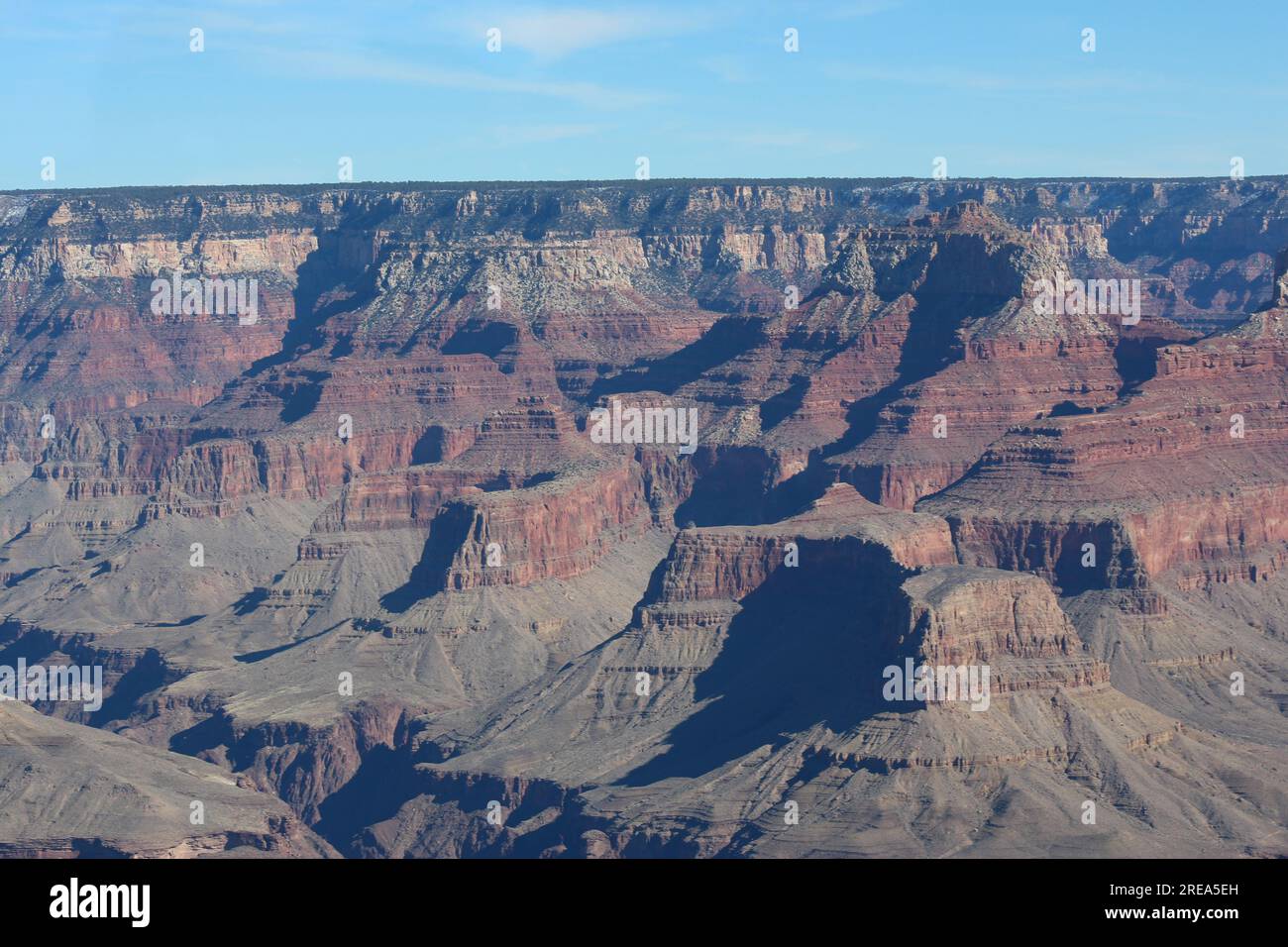 cime e canyon pieni di bellezze naturali Foto Stock