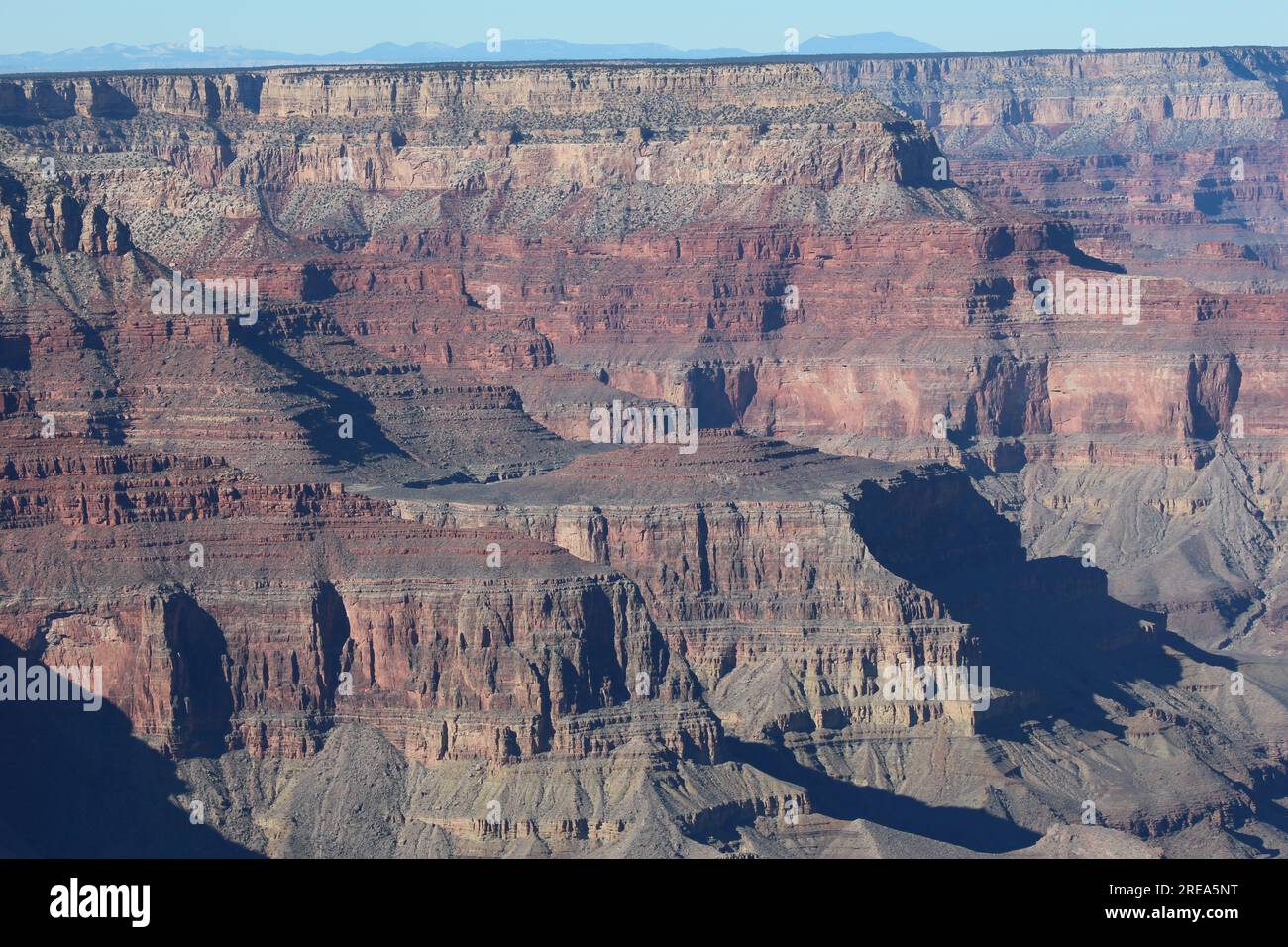 Una vista più tranquilla del Grand Canyon Foto Stock