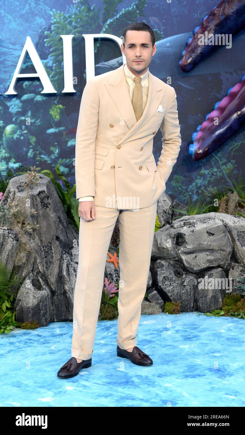 Foto deve essere accreditata ©Alpha Press 078237 15/05/2023 Jonah Hauer King The Little Mermaid UK Premiere a Londra Foto Stock