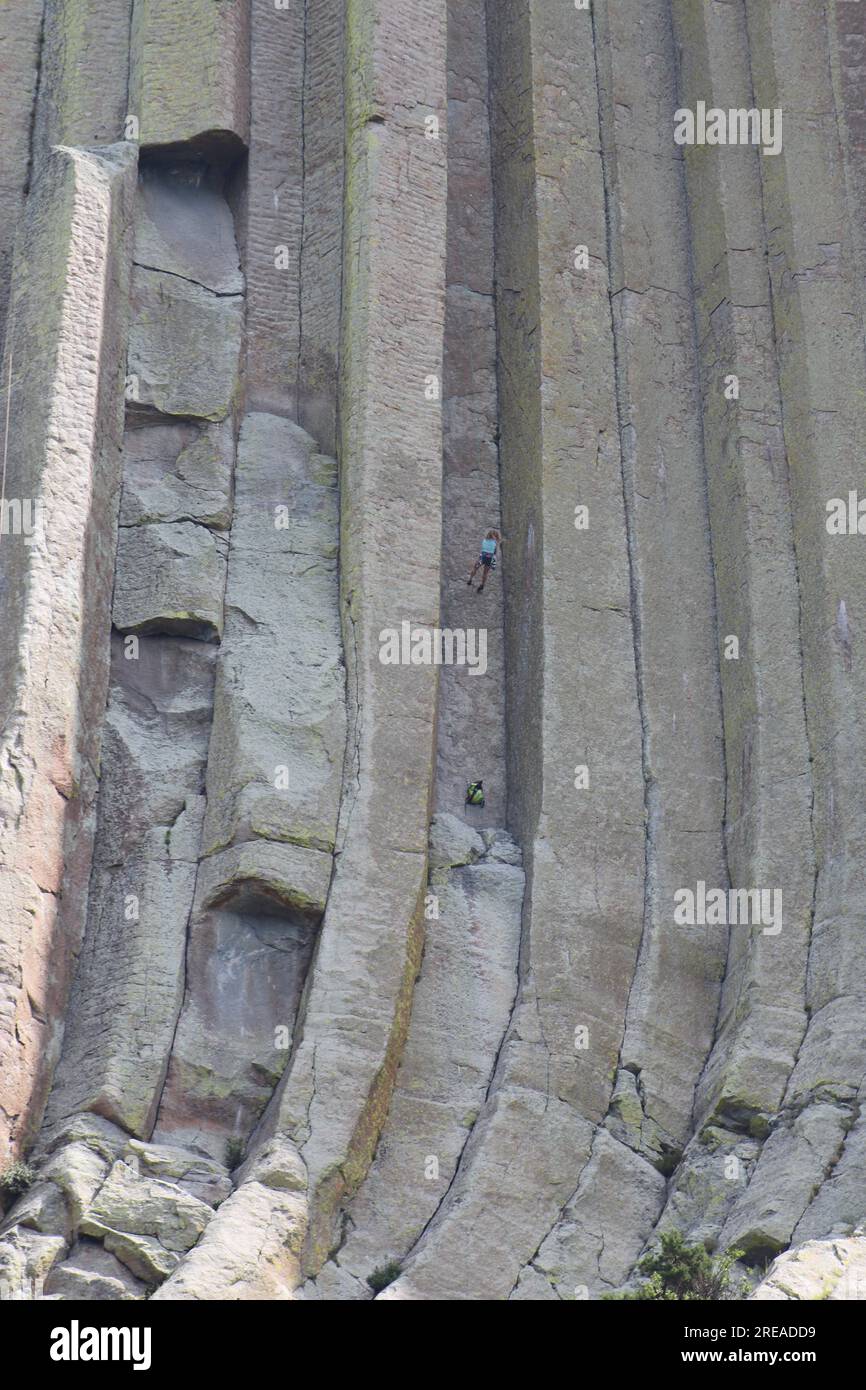 Arrampicata sulla montagna Close Encounters Foto Stock