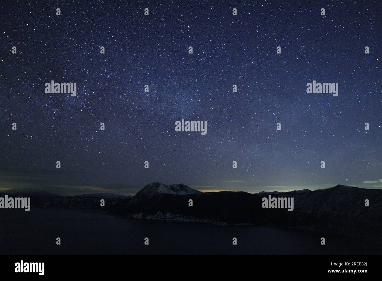 Starry Sky e Mashu Ko Foto Stock