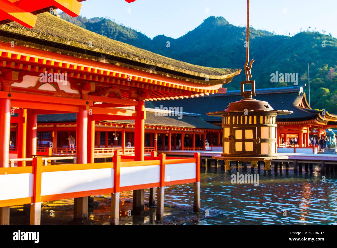 Santuario di Itsukushima Foto Stock