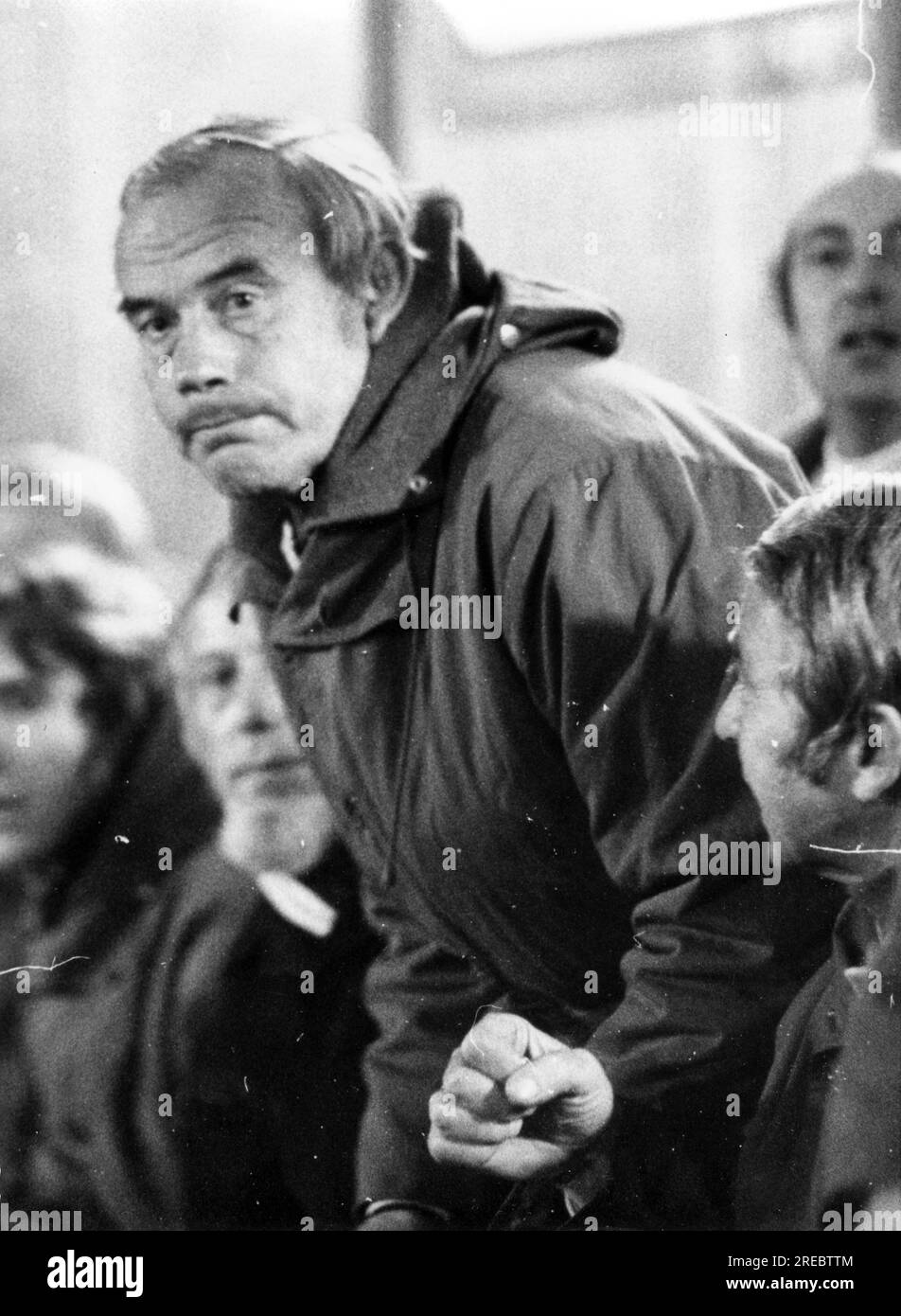 Mönchengladbach während des Spiel gegen Inter Mailand, Stadio Giuseppe Meazza, Mailand, 3.11.1971, ULTERIORI-DIRITTI-CLEARANCE-INFO-NOT-AVAILABLE Foto Stock