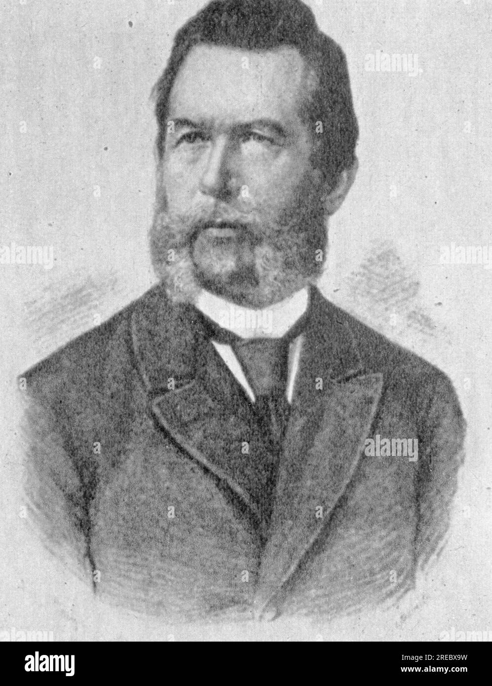 Vaida, Janos, 1827 - 1897, poeta ungherese, stampa su incisione a legno, tardo XIX secolo, ULTERIORI-DIRITTI-CLEARANCE-INFO-NOT-AVAILABLE Foto Stock