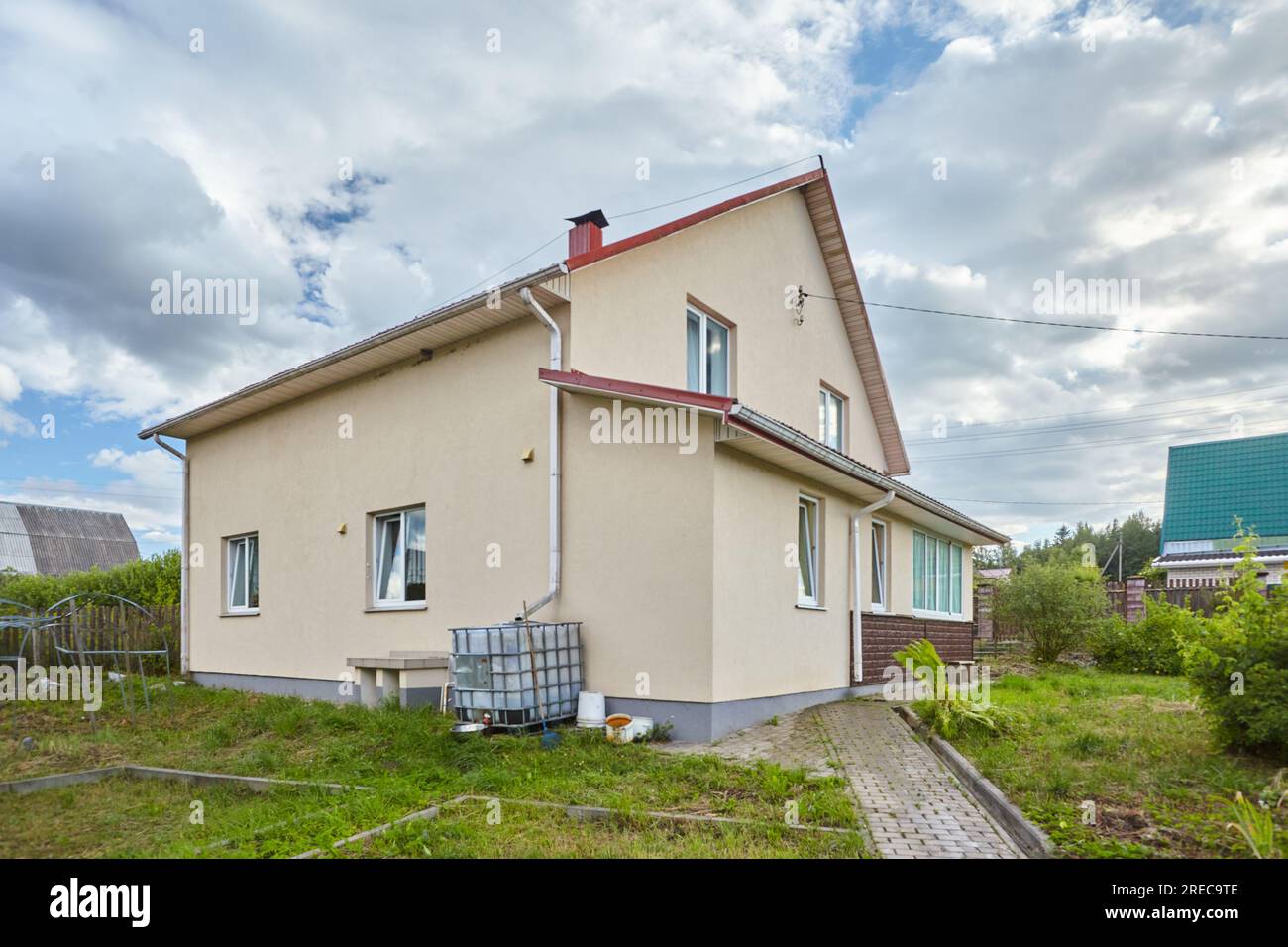 Una casa di villaggio Foto Stock