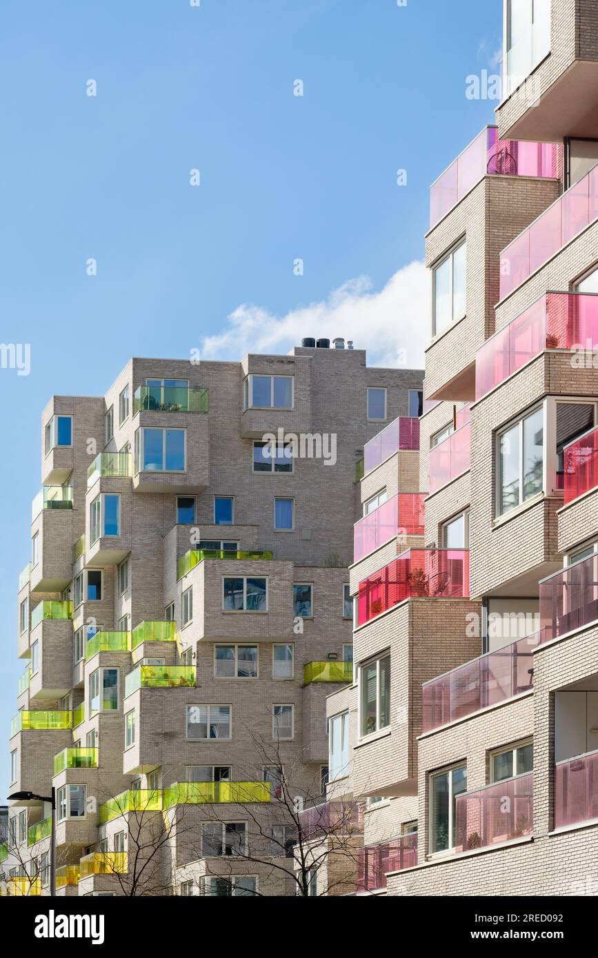 Amsterdam, Paesi Bassi - alloggi estivi per ricerca Foto Stock