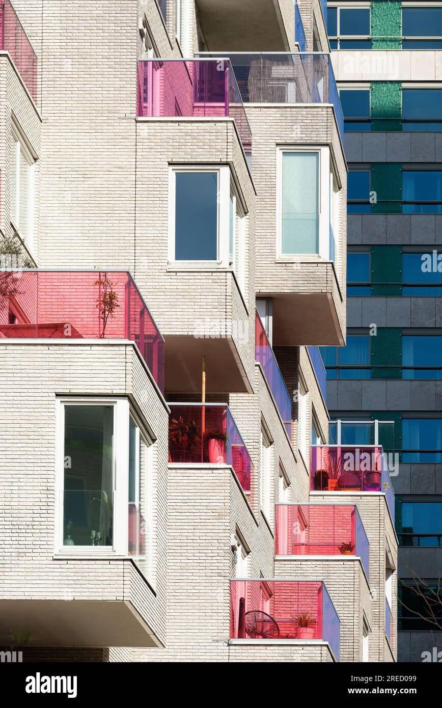 Amsterdam, Paesi Bassi - alloggi estivi per ricerca Foto Stock