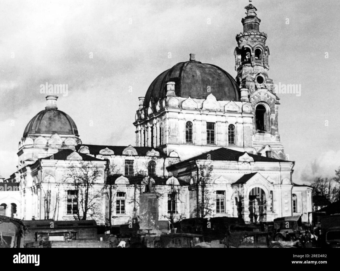 Chiesa nella città di Shatzk, nella sezione centrale del fronte orientale. Foto: Jacobsen. [traduzione automatica] Foto Stock
