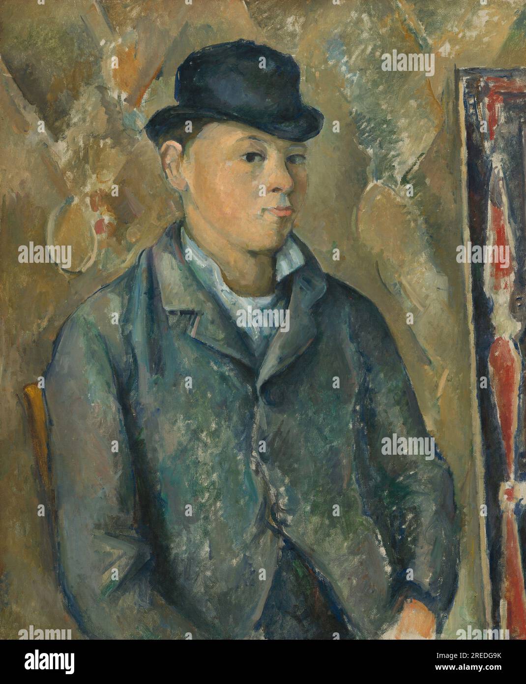 Titolo: Il figlio dell'artista, Paul Creatore: Paul Cézanne Data: 1881-1882 dimensioni: 65 x 54 cm Medio: Olio su tela luogo: National Gallery of Art, Washington, D.C. Foto Stock