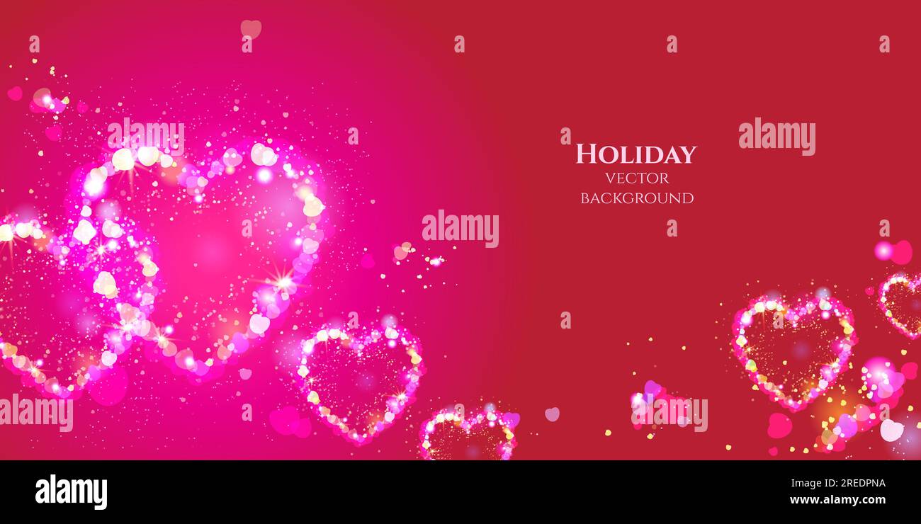 Sfondo rosa delle vacanze Illustrazione Vettoriale