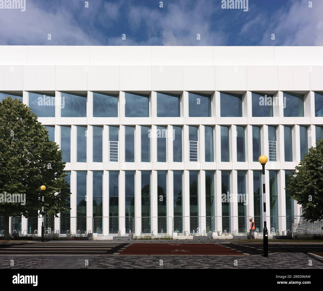 Il nuovo Cavendish Laboratory Building in costruzione, University of Cambridge, West Cambridge Site, Inghilterra, luglio 2023 Foto Stock