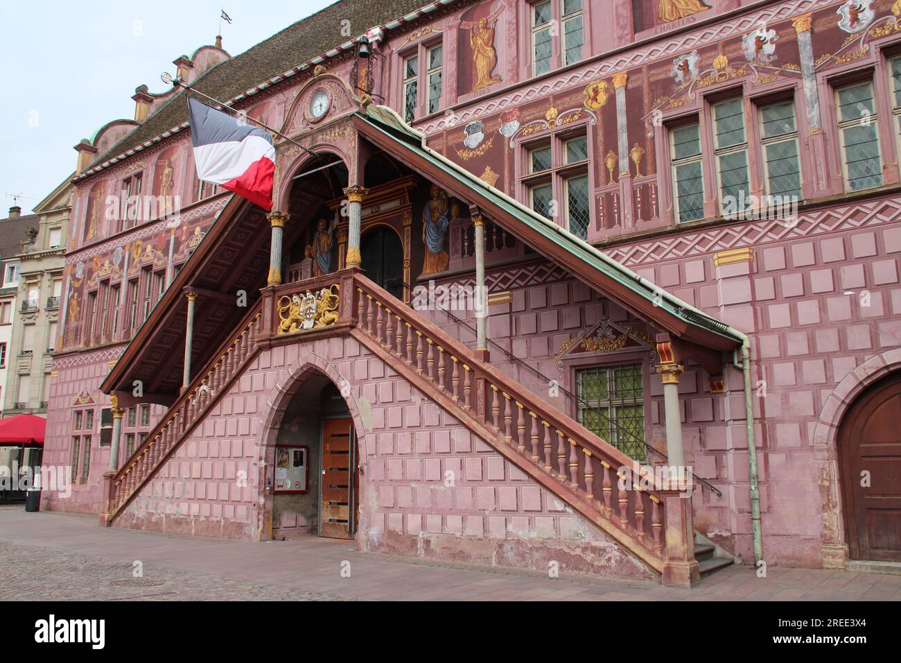 ex municipio di mulhouse in alsazia (francia) Foto Stock