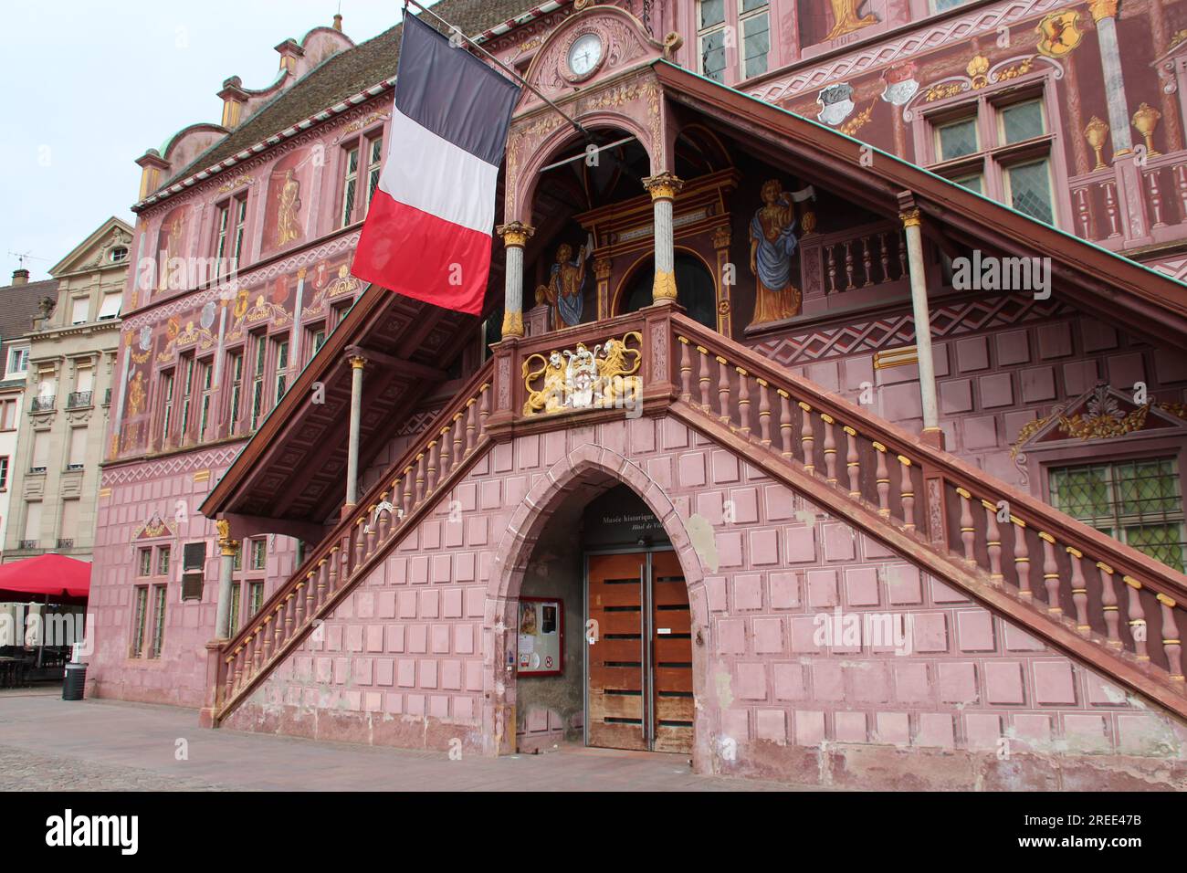 ex municipio di mulhouse in alsazia (francia) Foto Stock