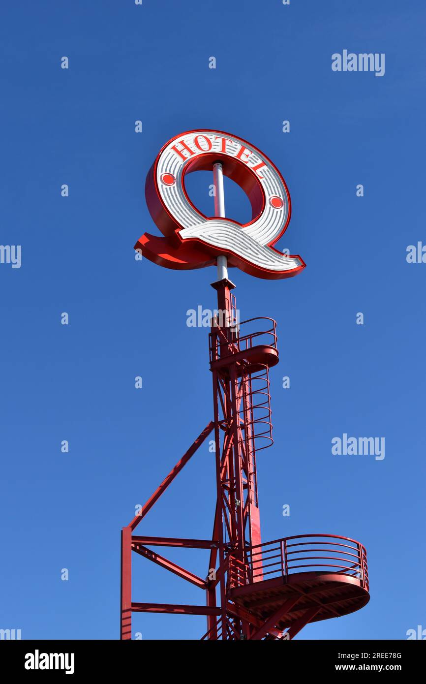 Lonsdale Quay nel Blue Sky Foto Stock