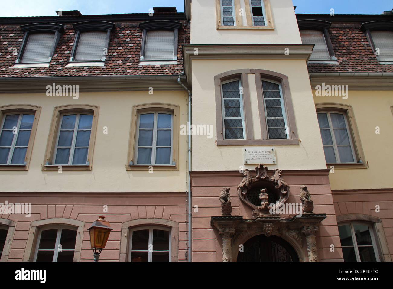 casa (museo bartholdi) a colmar in alsazia (francia) Foto Stock