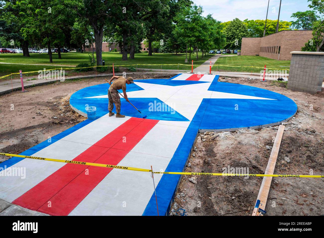 133rd Civil Engineer Squadron a St. Paul, Minn il 3 giugno 2023. STATI UNITI Air National Guard foto del sergente dello staff Austen Adriaens Foto Stock