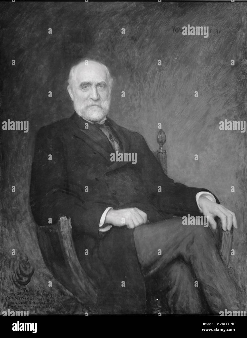 Gordon McKay (1821-1903) 1895 di Hubert von Herkomer Foto Stock