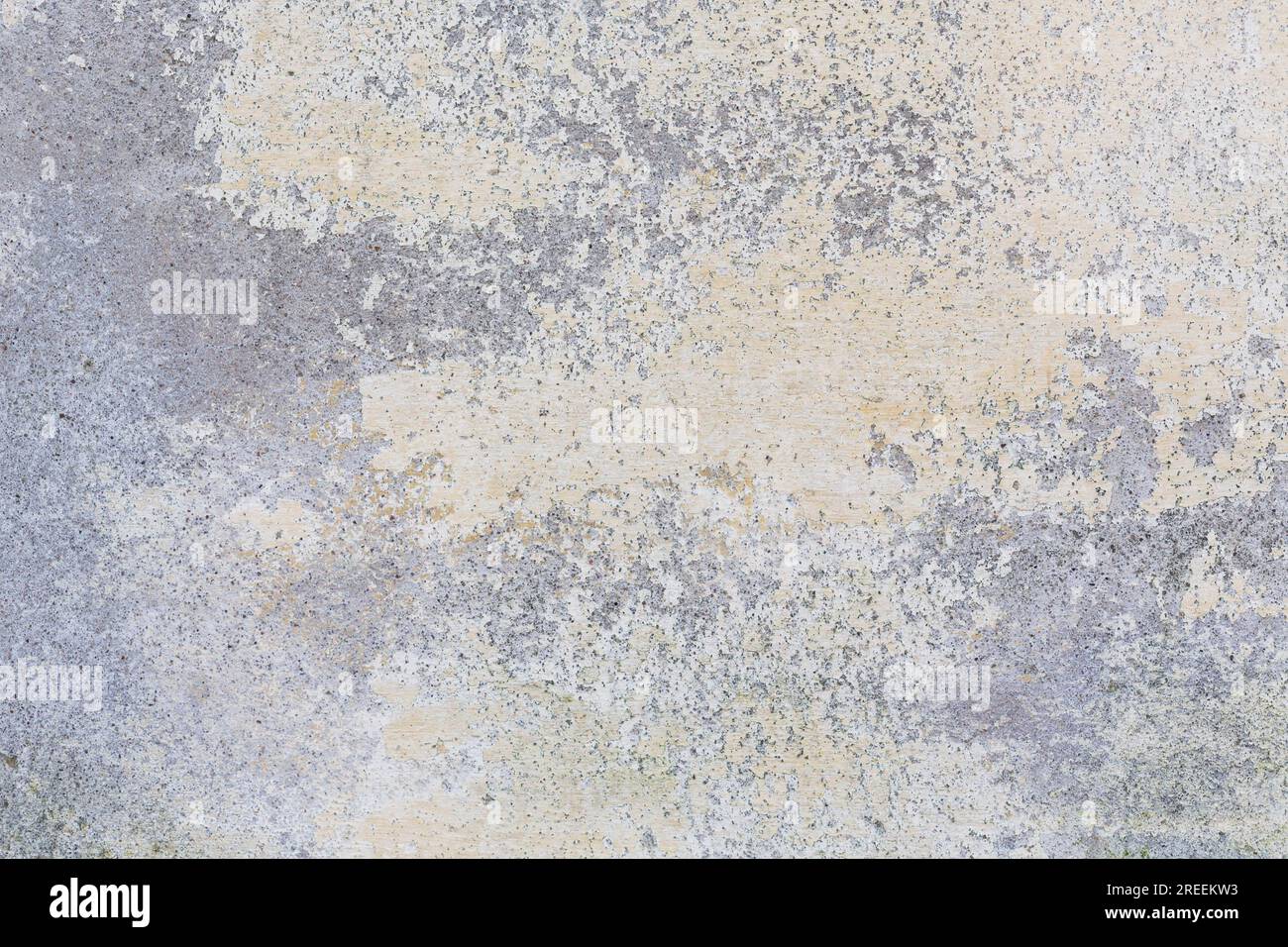 Vecchia parete intonacata con vernice sporca Foto Stock