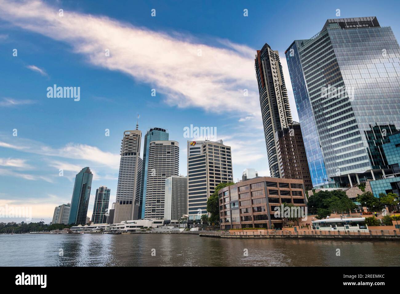 Il quartiere centrale degli affari di Brisbane, Queensland, Australia Foto Stock