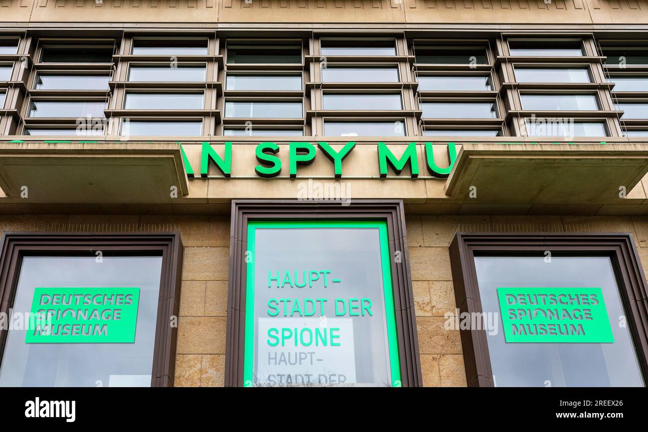 German Spy Museum, Leipziger Platz, Berlino, Germania Foto Stock