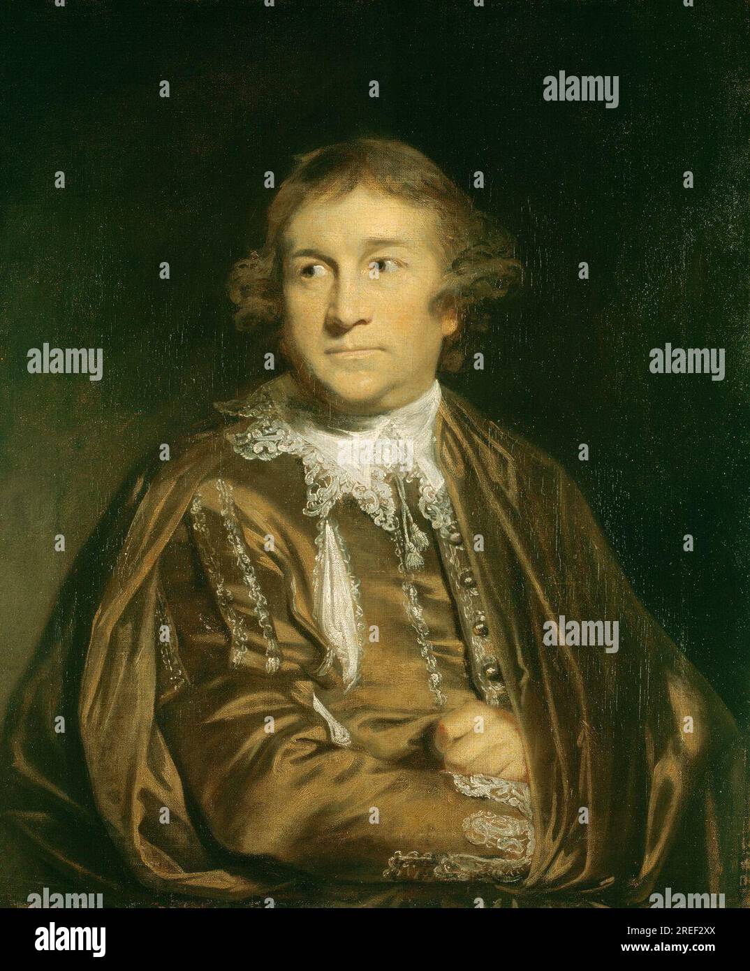 David Garrick (1717-1779) 1768 di Joshua Reynolds Foto Stock