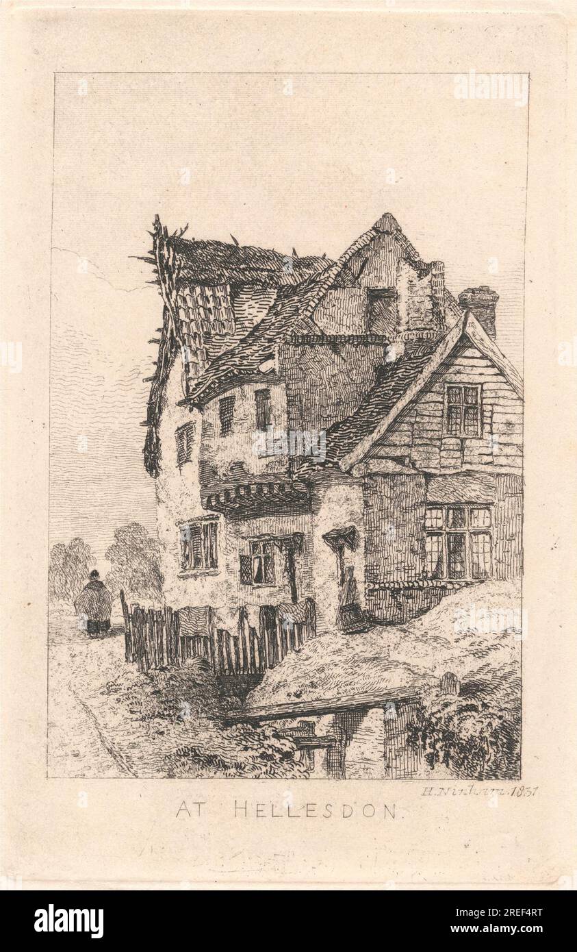 A Hellesdon 1831 di Henry Ninham Foto Stock