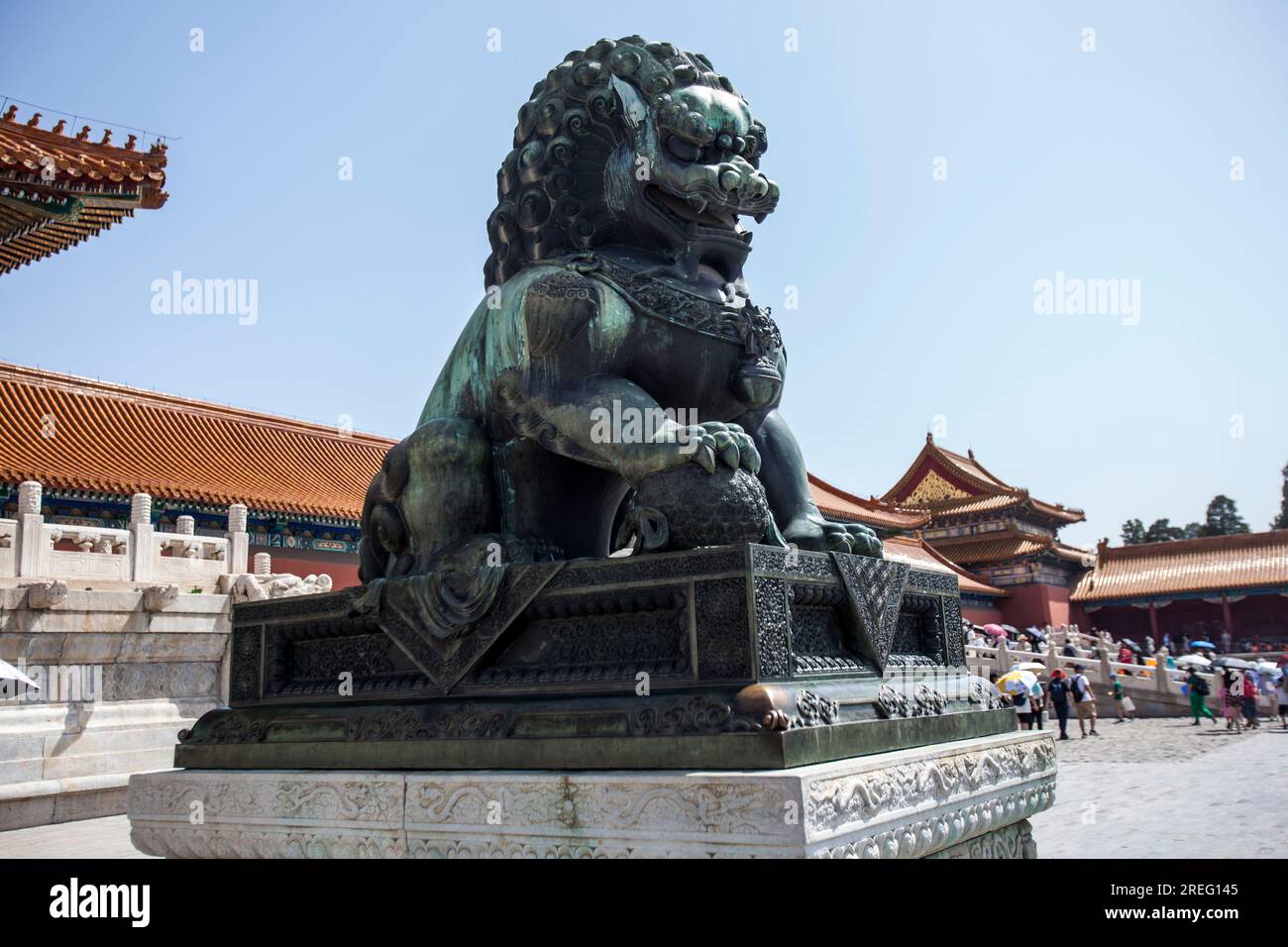 PECHINO, CINA - 5 LUGLIO 2023 - i turisti visitano il Museo del Palazzo di Pechino, Cina, 5 luglio 2023. Foto Stock