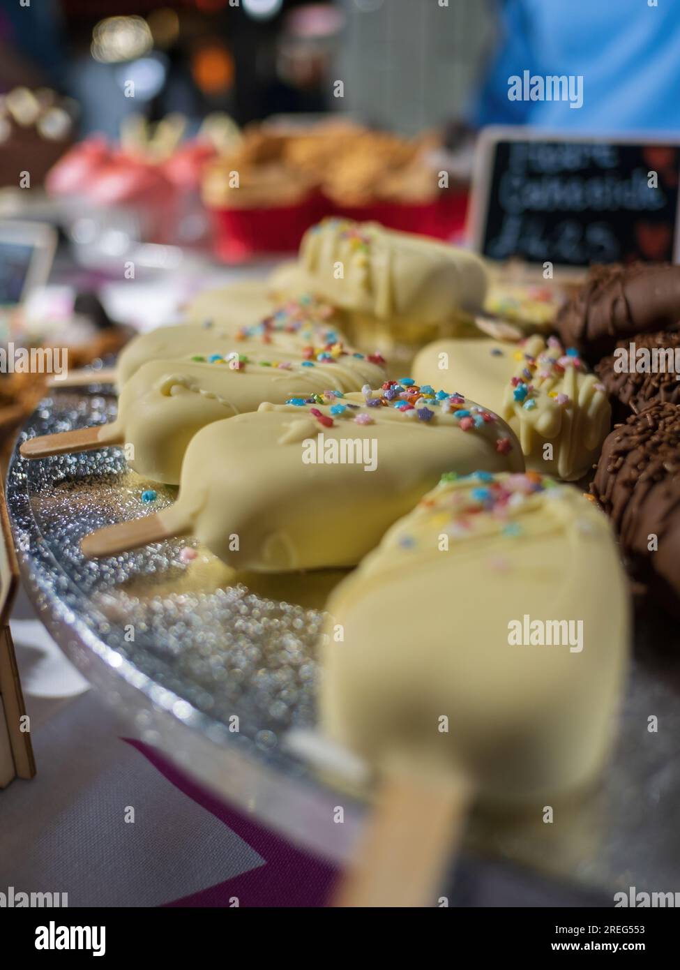 Swweets in mostra al Banbury Food and drink Festival nel 2022 Foto Stock