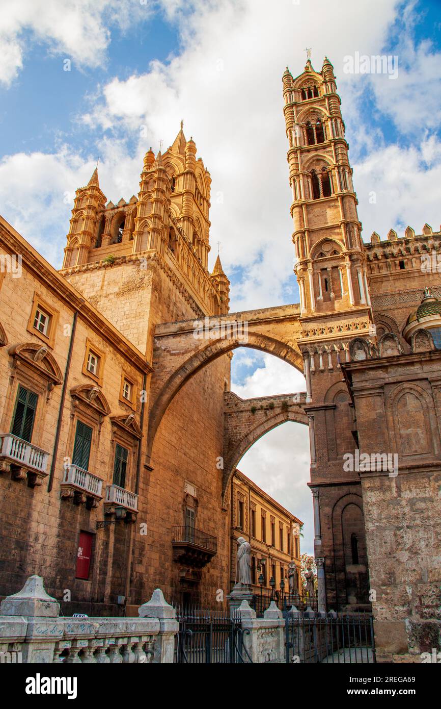 Cattedrale della città di Palermo Foto Stock