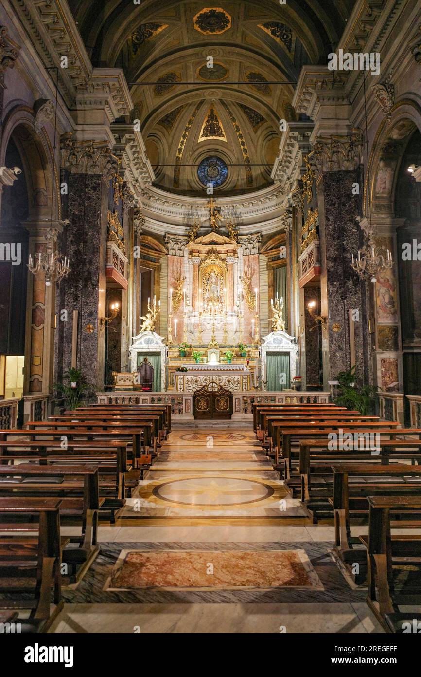 Roma, Italia - 26 novembre 2022: San Silvestro in capite (Chiesa di San Silvestro il primo) Foto Stock