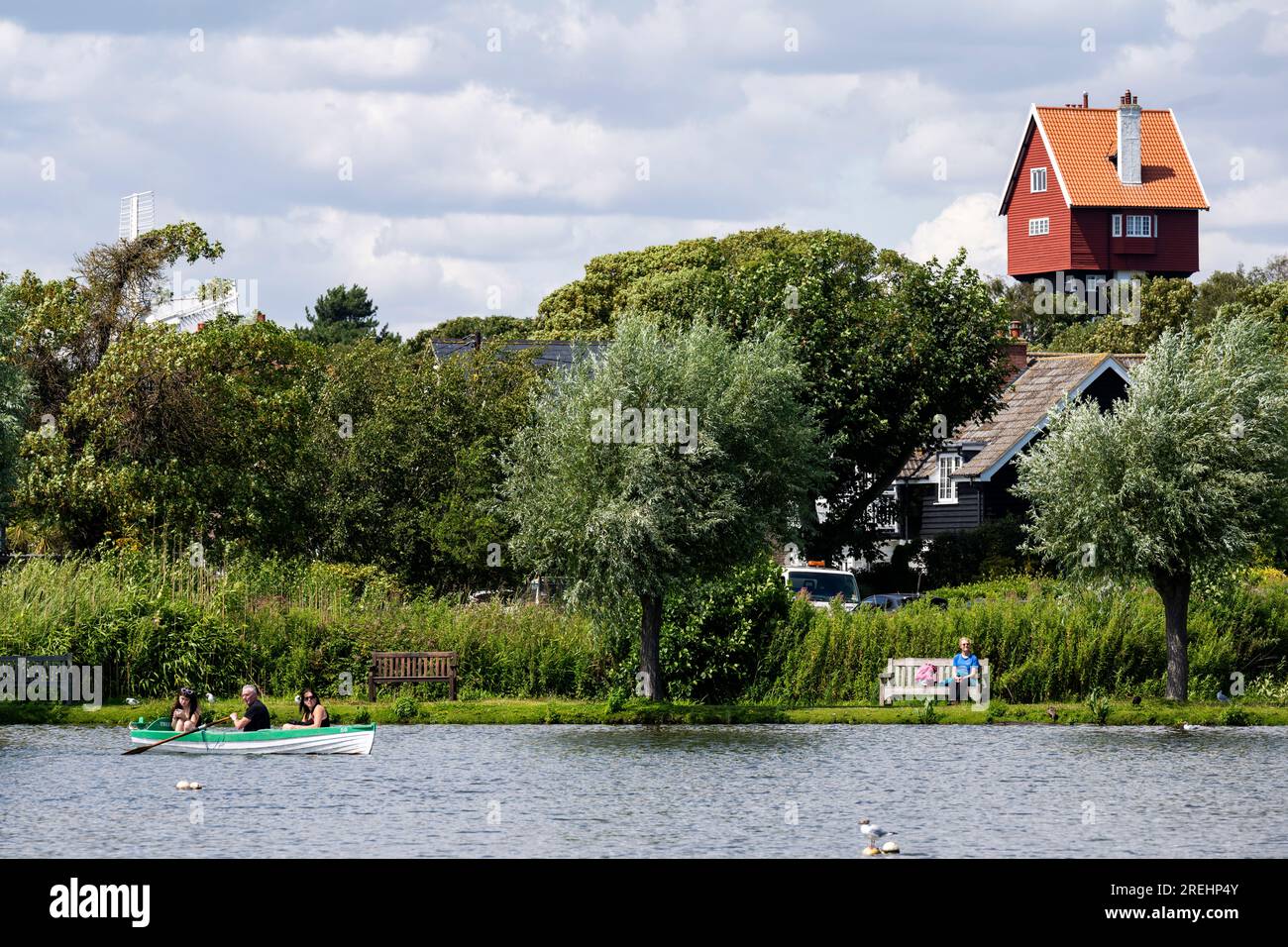 Thorpeness meare Suffolk England Foto Stock