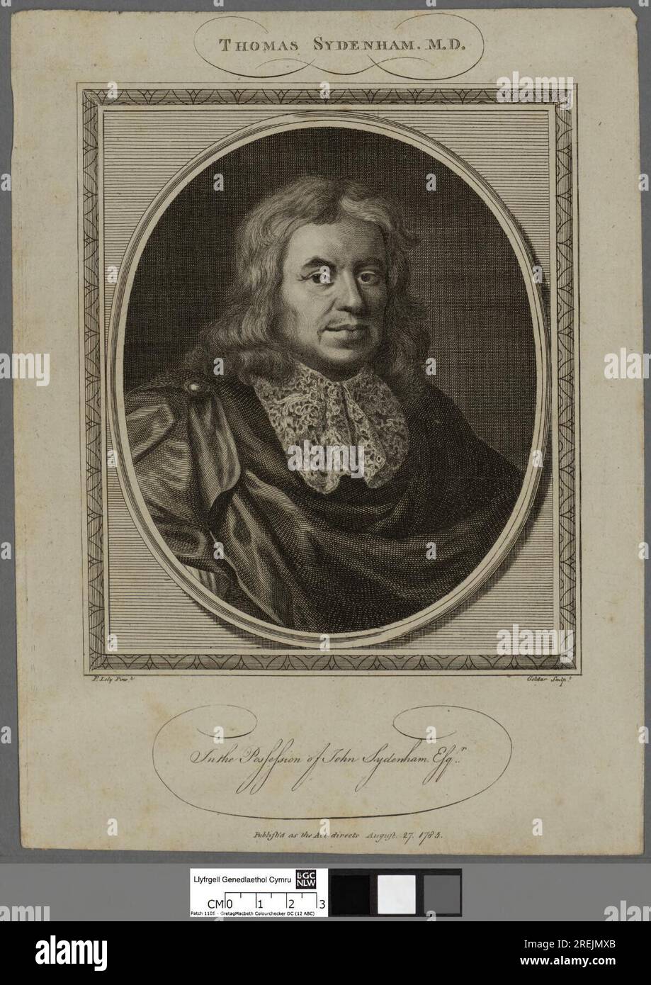 Thomas Sydenham, M.D 1785 di John Goldar Foto Stock