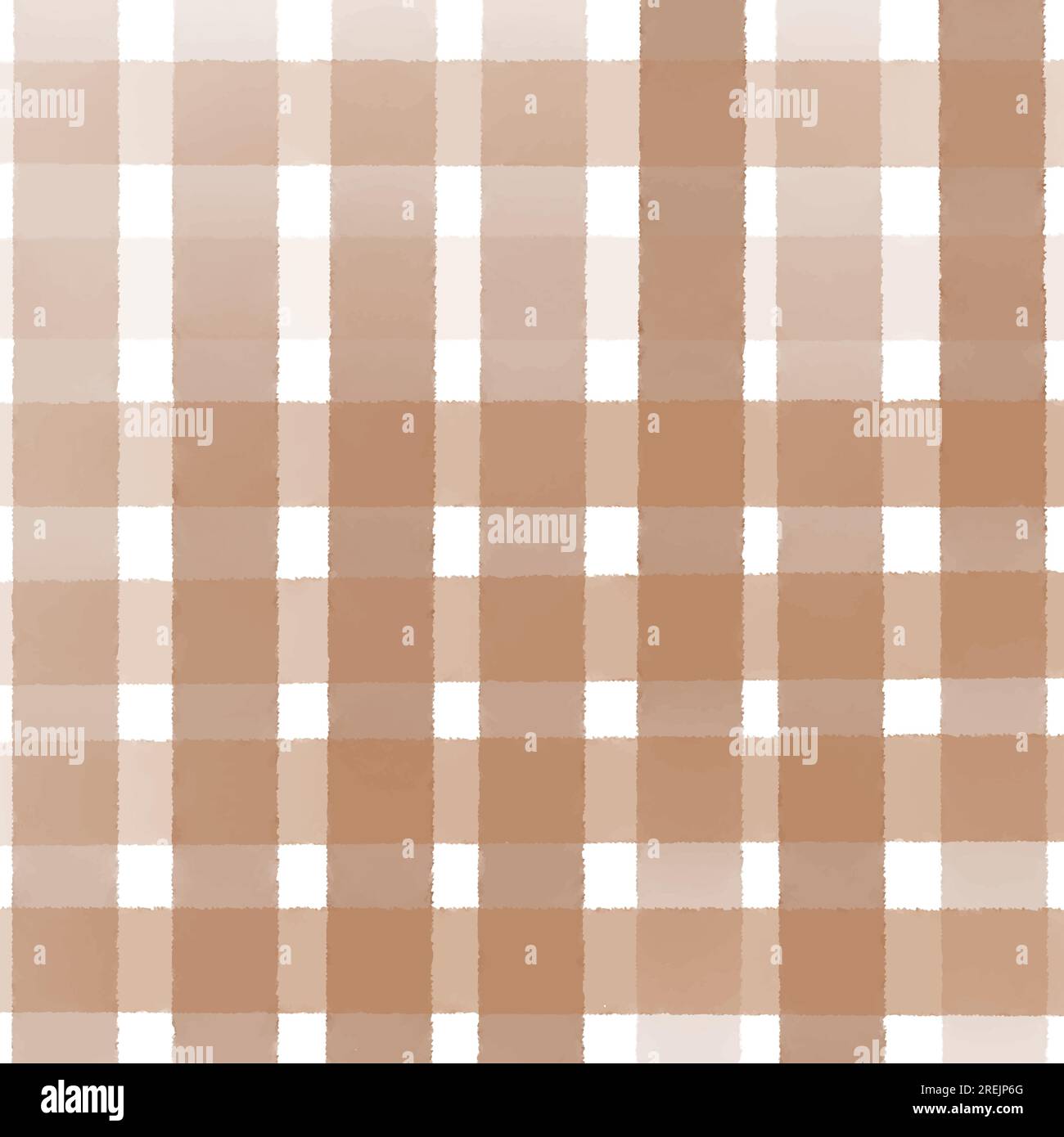 Motivo di controllo ad acquerello dipinto a mano in colori neutri Illustrazione Vettoriale