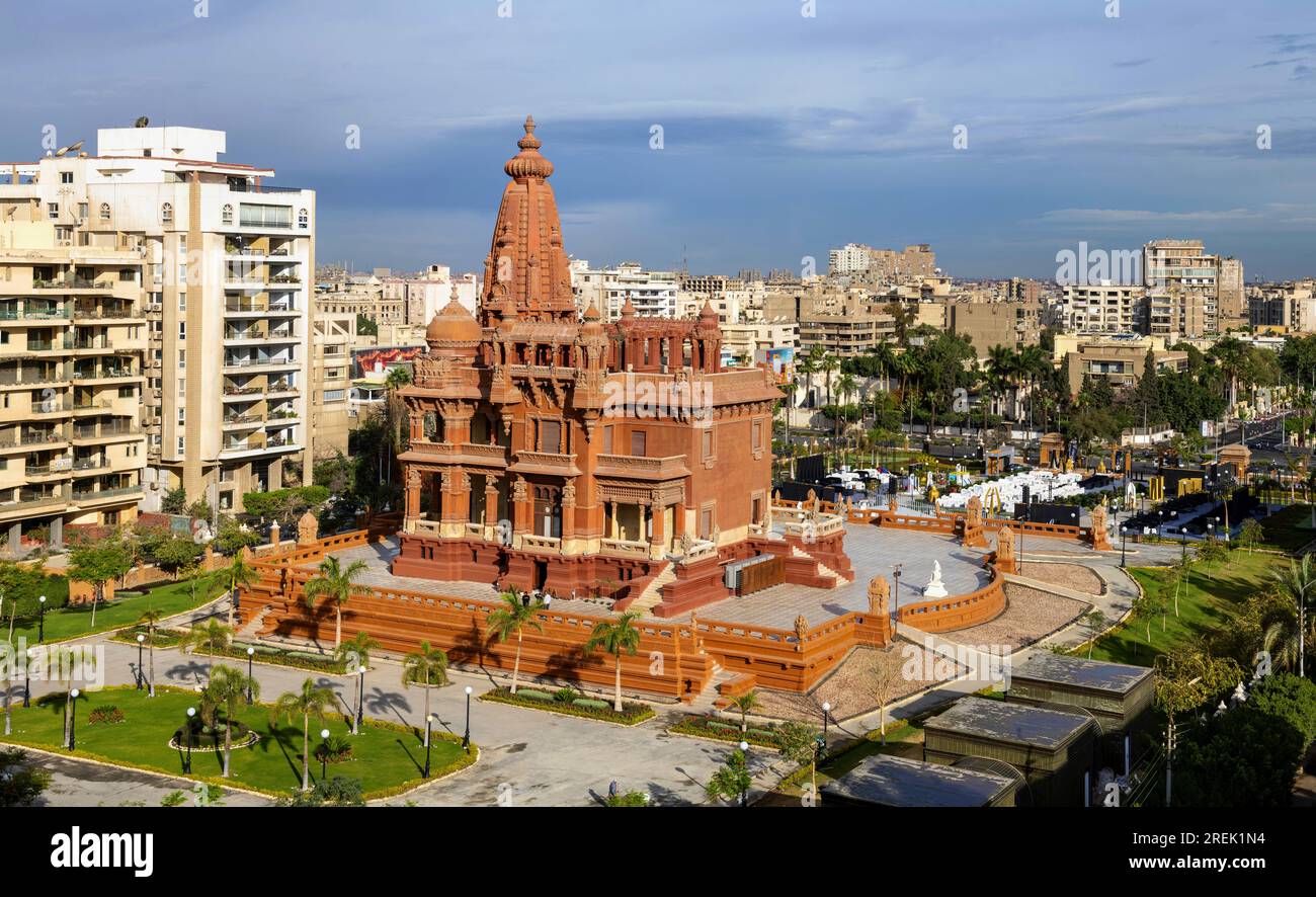 Palazzo del Barone Empain al Cairo Foto Stock