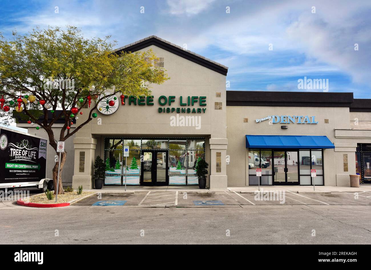 Tree of Life, Un negozio di marijuana di North Las Vegas. Foto Stock